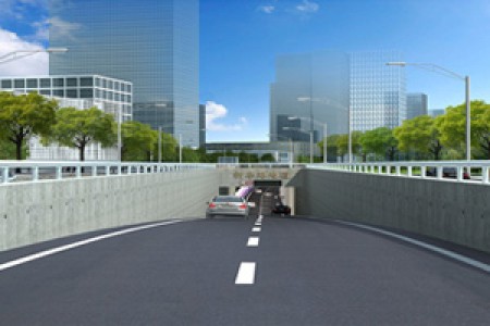 天津濱海新區于家堡金融區新華路車(chē)行系統工程